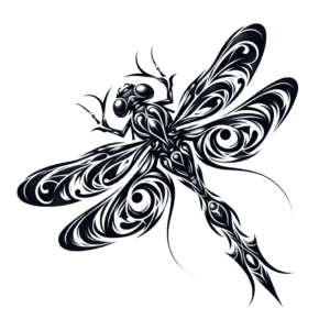 Unique Abstract Dragonfly Shapes