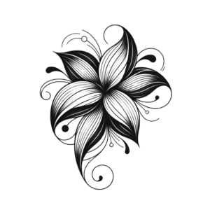 Unique Abstract Flower Design