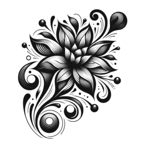 Unique Shapes In An Abstract Flower