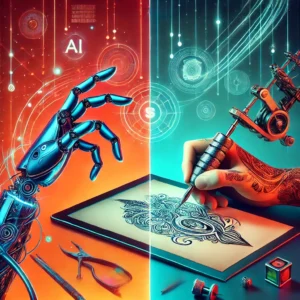 AI vs Human tattoo design