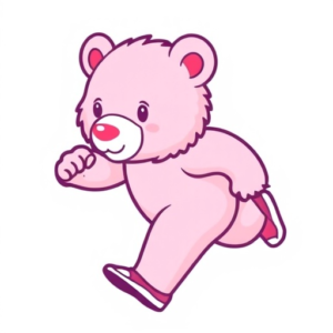 bear running