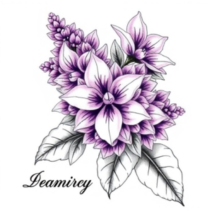 Lilac flower to memory of my daughter