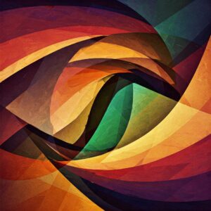 Abstract Rose Flowers Bear AI TEST