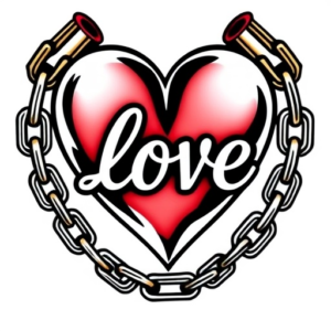 A heart in chains
