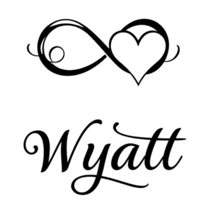Infinity sign and a heart