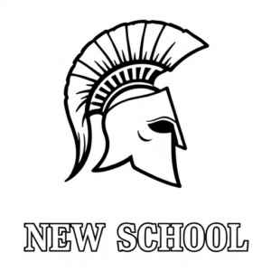 Spartan with greek key
