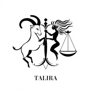 The zodiac signs of Taurus and gemini merge into the sign of Libra