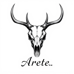 mask of deer skull