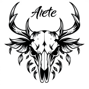 mask of deer skull