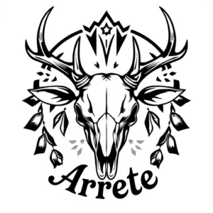 mask of deer skull