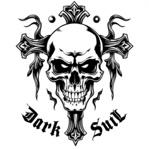 skull killed by cross