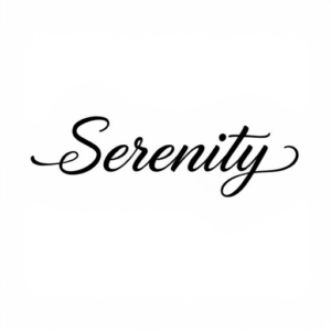 Hand writing word